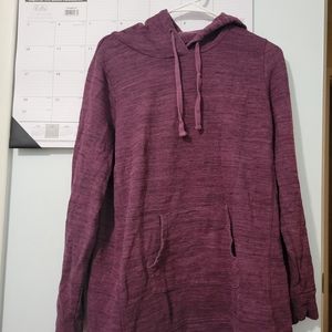 Purple maternity sweatshirt